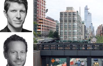 Michael Hunter Coghill and Chad Sinsheimer of Adirondack Capital Partners and the High Line park.