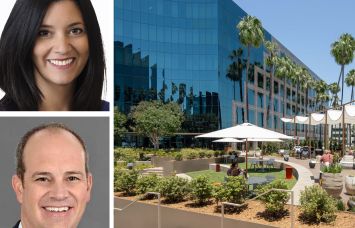 JLL's Monica Enes and Jason Fine, and Aero Long Beach.