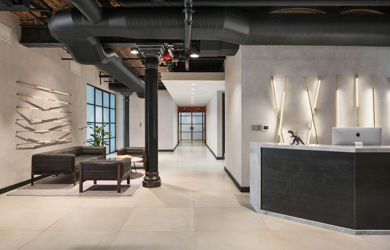An office inside the Puck Building.