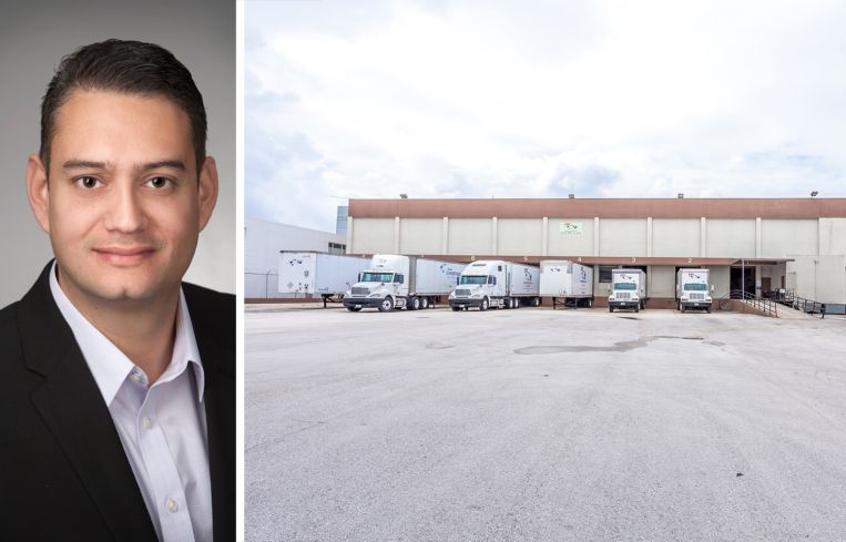 Roger Zuñiga, Industrial Specialist with DiGiacomo Group, and 2323 NW 72nd Avenue, Miami.