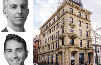 Newmark's Ryan Gessin and William Grover, and 134 Broadway, Brooklyn.