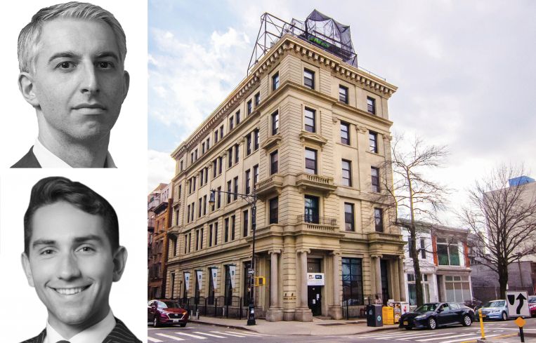 Newmark's Ryan Gessin and William Grover, and 134 Broadway, Brooklyn.