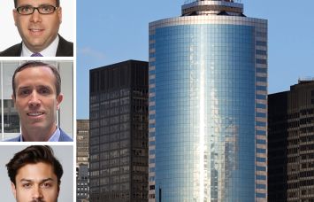 Ryan Silverman and AJ Camhi of RFR Realty, Matthew DeRose of Nomad Group, and 17 State Street.