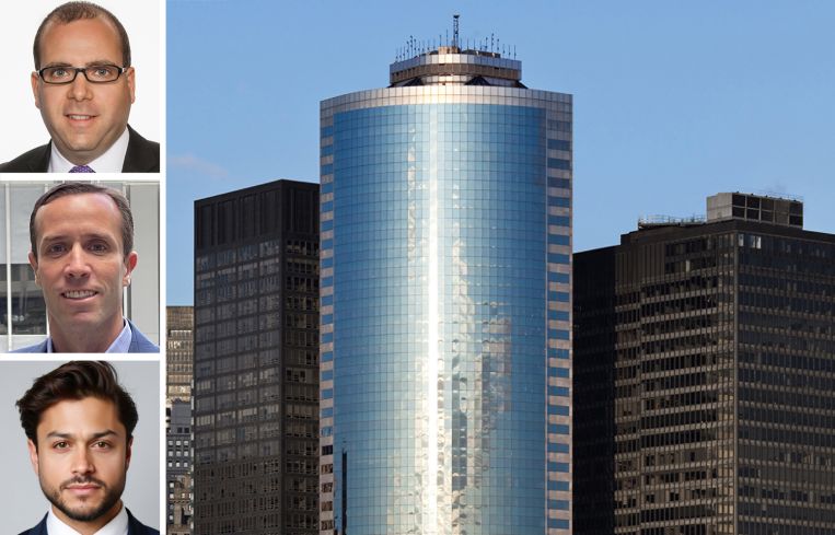 Ryan Silverman and AJ Camhi of RFR Realty, Matthew DeRose of Nomad Group, and 17 State Street.