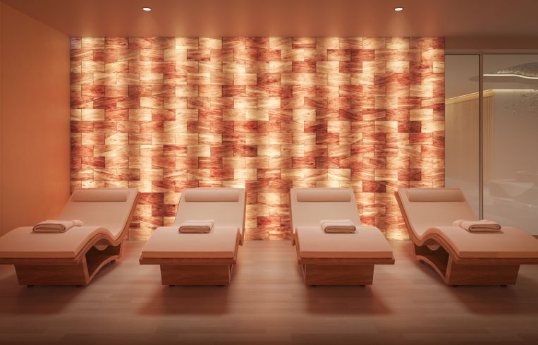 A salt room at 25 Water Street.