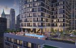 Rooftop pool at 25 Water Street.