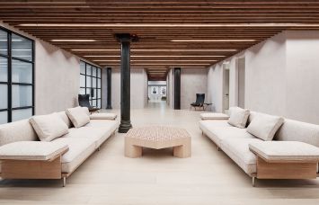 Thrive Capital's office in the Puck Building.