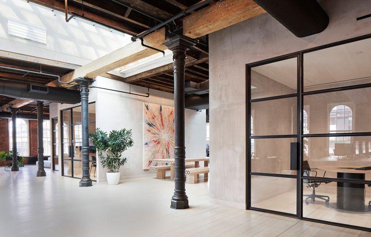 Thrive Capital's office in the Puck Building.