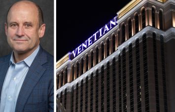 Vici CEO Edward Pitoniak and the Venetian Las Vegas.
