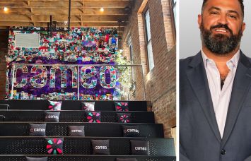 One of Cameo's offices and CEO Steven Galanis.