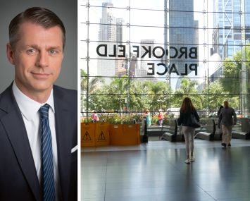 Brookfield CEO of Real Estate Brian Kingston and Brookfield Place.