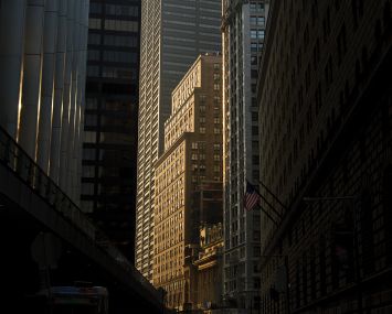 Buildings in Downtown Manhattan.