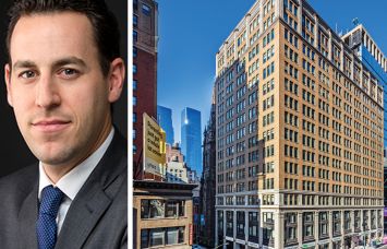 Andrew Wiener, head of commercial office leasing at The Feil Organization, and 7 Penn Plaza.