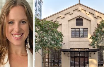 Alyssa Zahler, managing director of commercial leasing at Two Trees Management, and 16 Main Street.