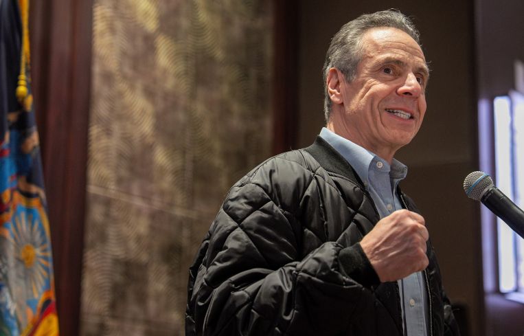 New York City mayoral candidate Andrew Cuomo.