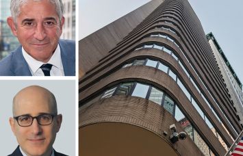 Brad Gerla and Jonathan Cope of CBRE and 55 Broadway.