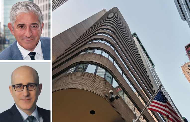 Brad Gerla and Jonathan Cope of CBRE and 55 Broadway.