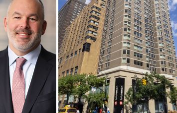 Nuveen Global Head of Real Estate Chris McGibbon and 201 East 86th Street.