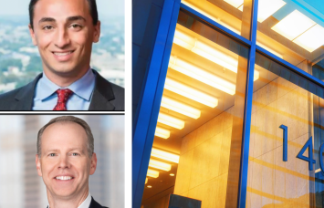 Above: Evan Cohen, vice president of acquisitions at Tourmaline Capital, and William Huffman, CEO at Nuveen.