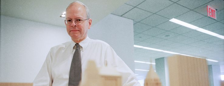 A portrait of David Childs, an architect with Skidmore, Owings & Merrill, in 1999.