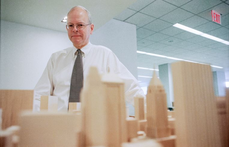 A portrait of David Childs, an architect with Skidmore, Owings & Merrill, in 1999.