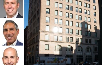 Newmark's David Falk, Daniel Levine, and Jason Greenstein, and 148 Lafayette Street.