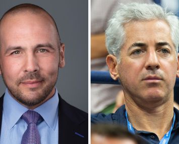 Howard Huges CEO David O'Reilly and Pershing Square CEO Bill Ackman.