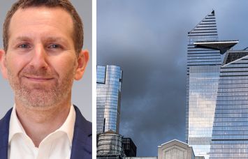 Colliers' Frank Wallach and buildings in Hudson Yards.