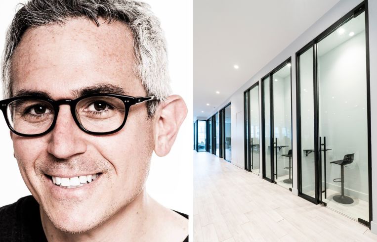 KPG Funds co-founder and CEO Greg Kraut and office space in 40 Crosby Street.
