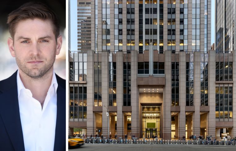 Harlan Strader, vice president of leasing at Silverstein Properties, and 1177 Avenue of the Americas.