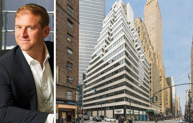 AmTrust RE's Jonathan Bennett and 360 Lexington Avenue.