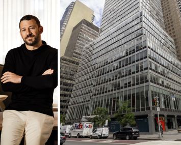 Sage Realty CEO and President Jonathan Iger and 747 Third Avenue.
