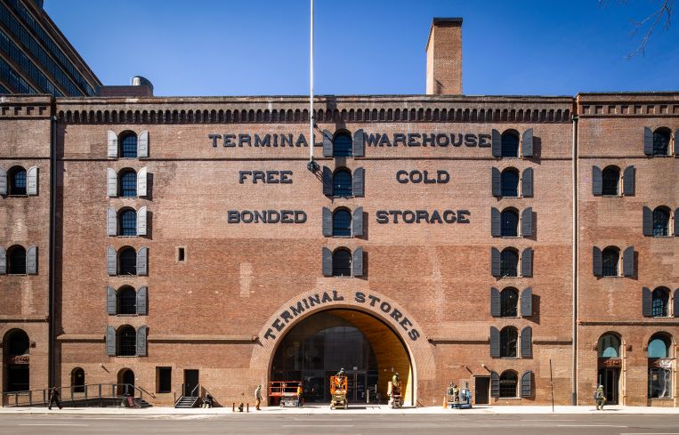 Terminal Warehouse facade.