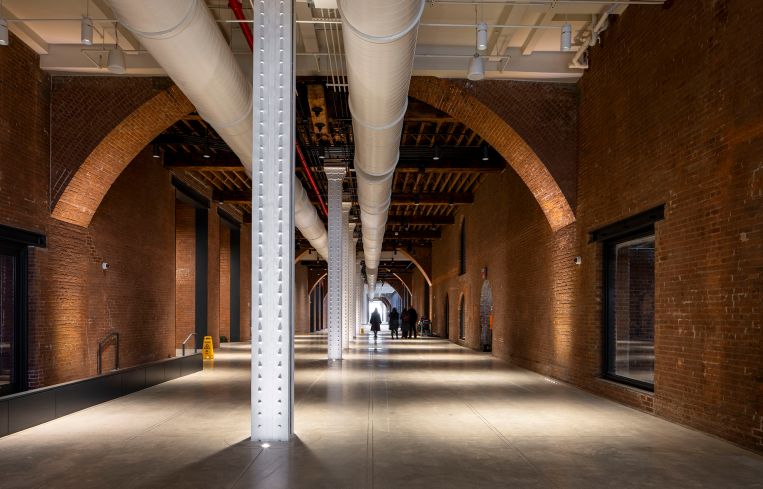 Tunnel inside Terminal Warehouse.