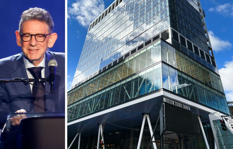 Sir Lucian Grainge, chairman and CEO of Universal Music Group, and PENN2 at 2 Penn Plaza.