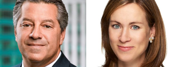 SL Green's Marc Holliday and KKR's Julia Butler.