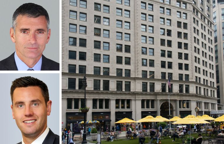 Cushman & Wakefield's Mark Weiss and Evan Algier, and 200 Fifth Avenue.