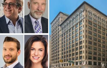 Colliers' Michael Cohen, Andrew Roos, Mac Roos and Jessica Verdi, and 470 Park Avenue South.