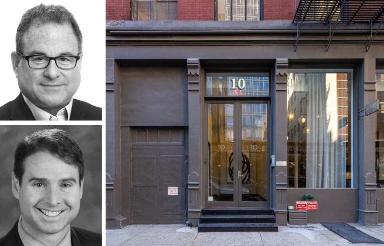 JLL's Mitchell Konsker and Dan Turkewitz, and 10 Crosby Street.