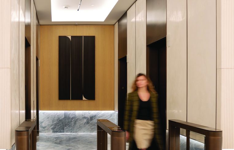The newly updated Park 53 lobby.