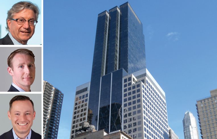 Cushman & Wakefield's Richard Bernstein, Adam Ardise, and Stephen Bellwood, and 1745 Broadway.