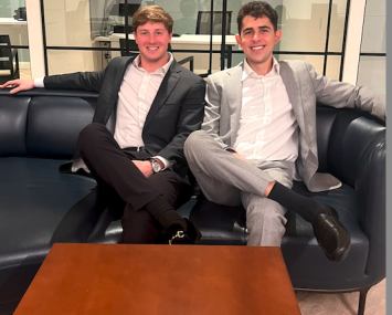 Robert Ferman (left) and Jake Movsovitz (right) co-founded Sollevare Group following stints at Newmark and Blackstone, respectively. 