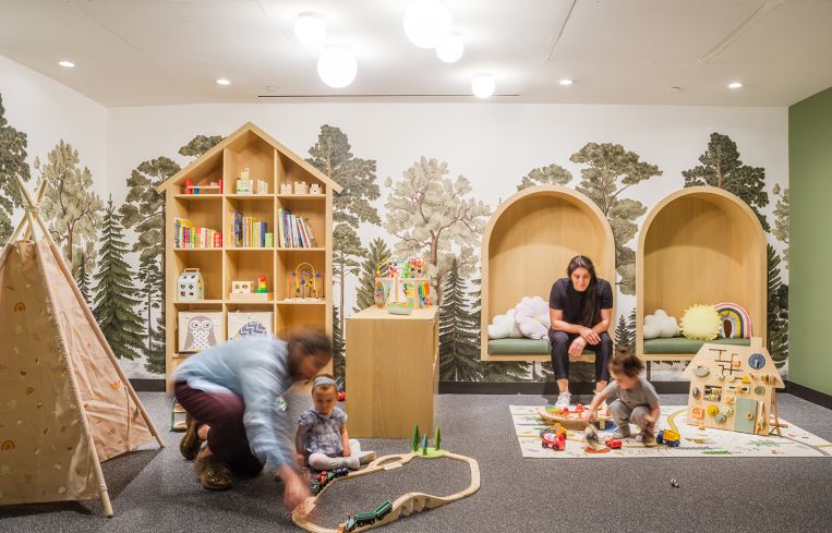 A children's playroom in The Ruby.