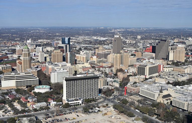 Downtown San Antonio, Texas.