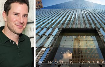 Masterworks CEO Scott Lynn and One World Trade Center.