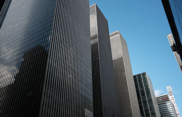 Office buildings in Midtown Manhattan.