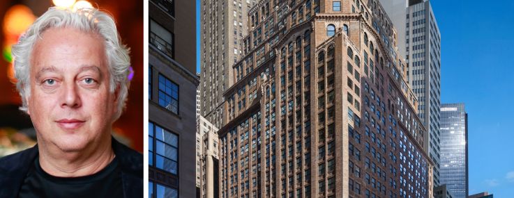 RFR Holding co-Founder Aby Rosen and 285 Madison Avenue.
