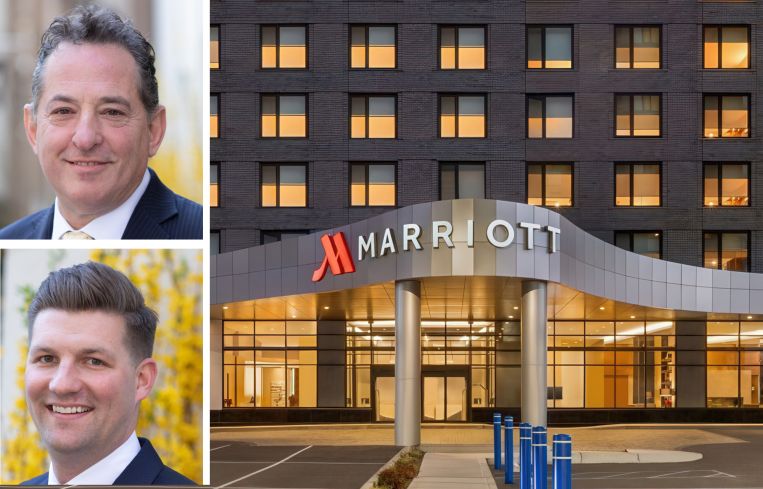 Adam Hakim and James Murad of RIPCO, and the Marriott New York JFK Airport Hotel.