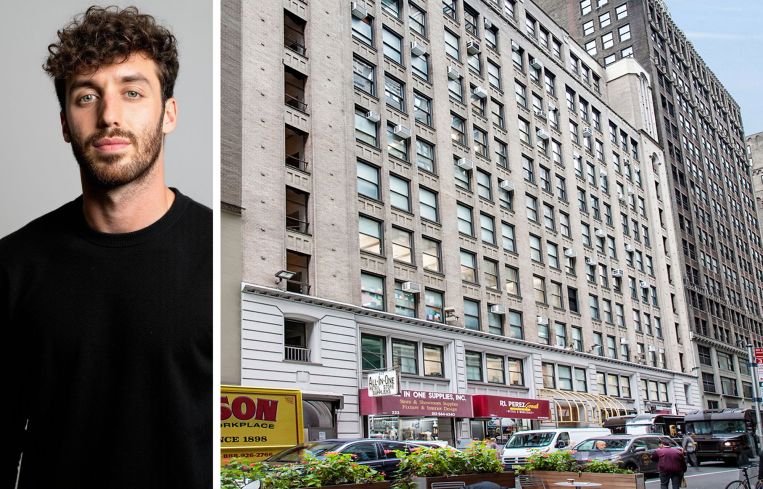Justin Management's Adam Justin and 213 West 35th Street.