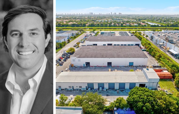 Alex Redfearn, founder and CEO of Redfearn Capital, and 7555 Garden Road, West Palm Beach, Fla.